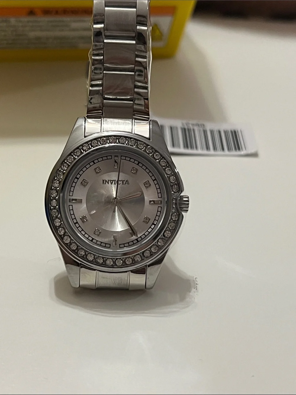 Invicta 69431 Women’s Silver-Tone Watch Crystal Bezel Stainless Steel 30mm case